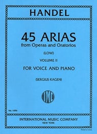 45 Arias from Operas and Oratorios No. 2 Vocal Solo & Collections sheet music cover